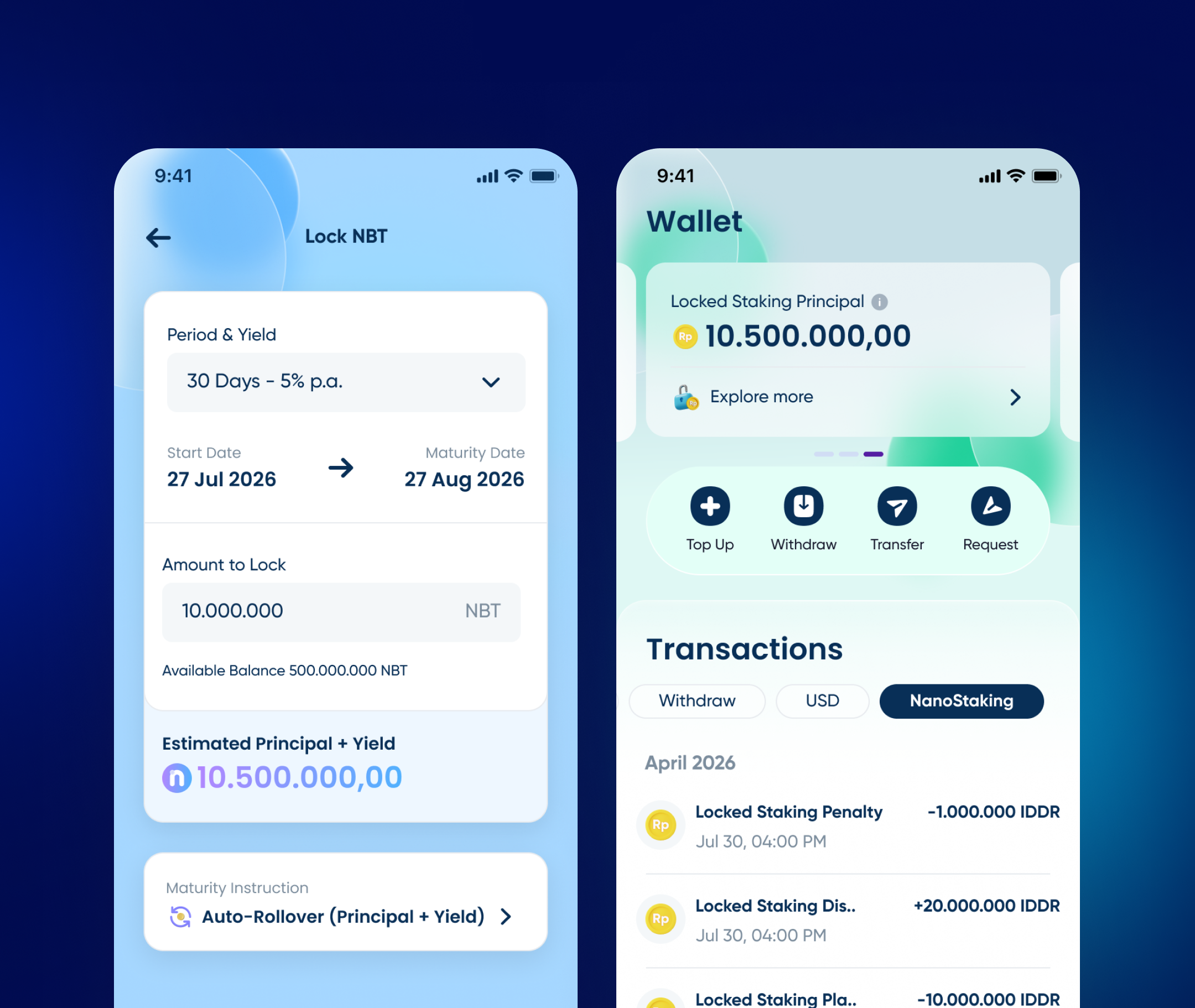 Nanovest Crypto Locked Staking